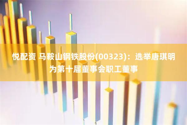 悦配资 马鞍山钢铁股份(00323)：选举唐琪明为第十届董事会职工董事